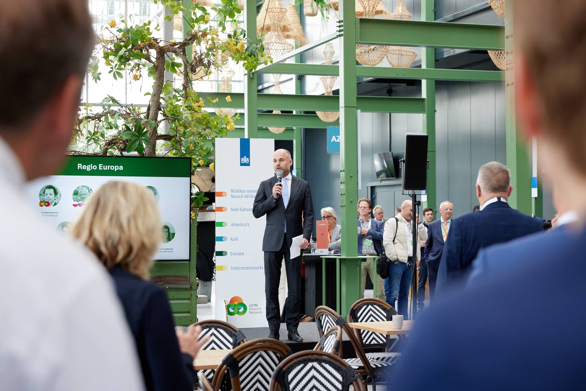 Directeur voor Internationale Agro-industrie en Voedselzekerheid Ralf van de Beek van LVVN