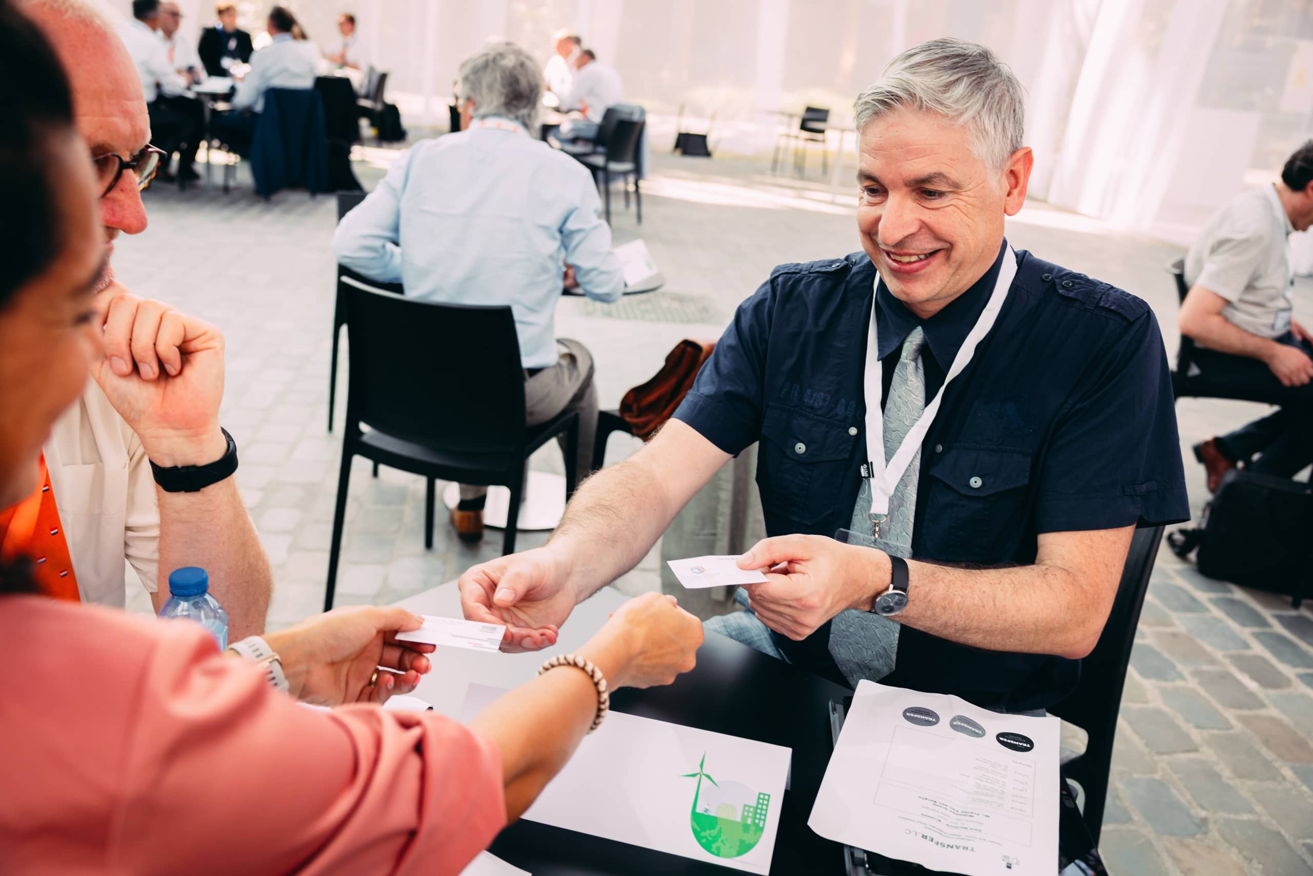 Visitekaartjes uitwisselen