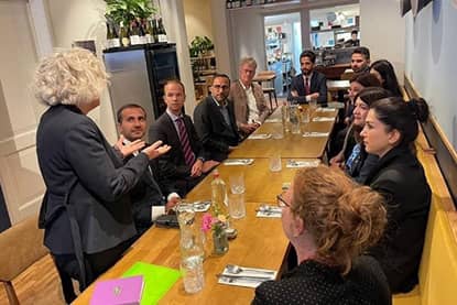 Visit Minister of Agriculture and Water Resources of Kurdistan region, Ms Begard Talabani