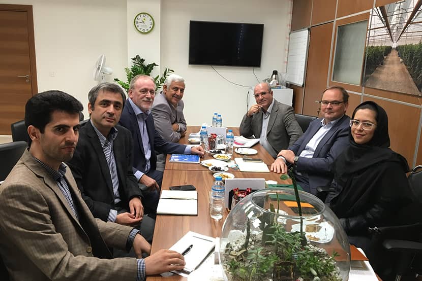 Bezoek Nederlandse tuinbouwdelegatie aan Iran