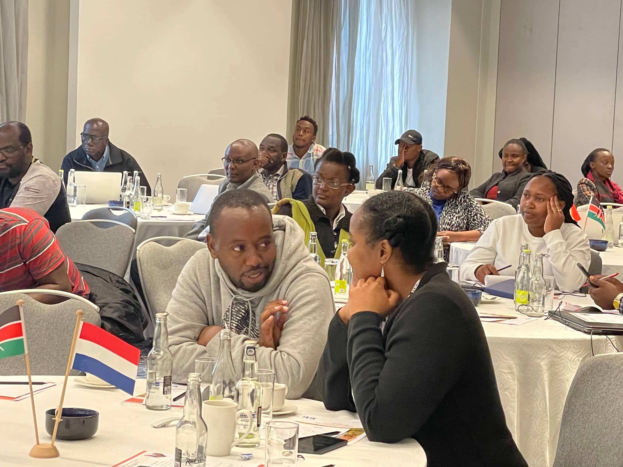 Table discussions during the Poultry Health Seminar