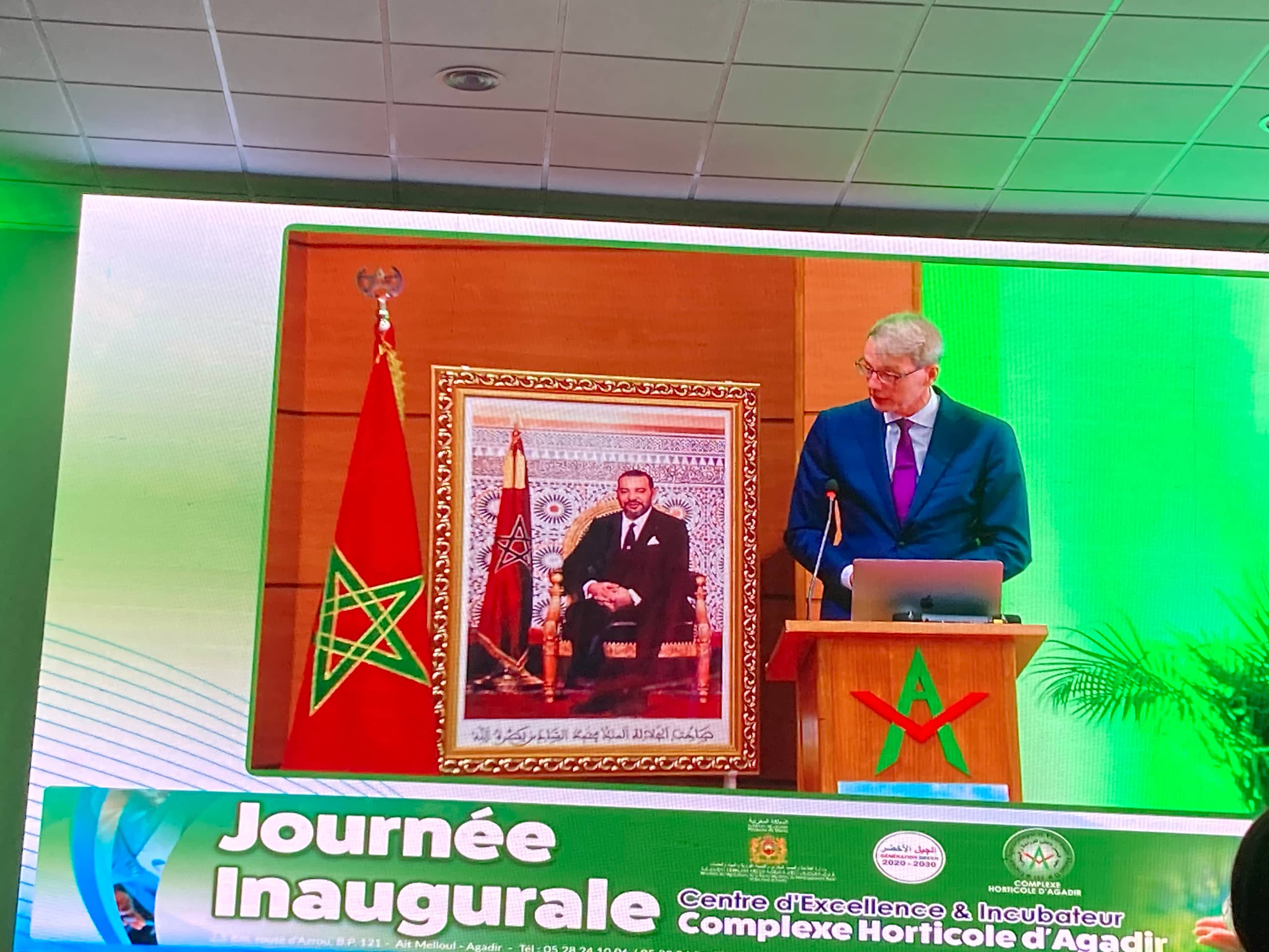 Opening Centre d'Excellence met ambassadeur Jeroen Roodenburg