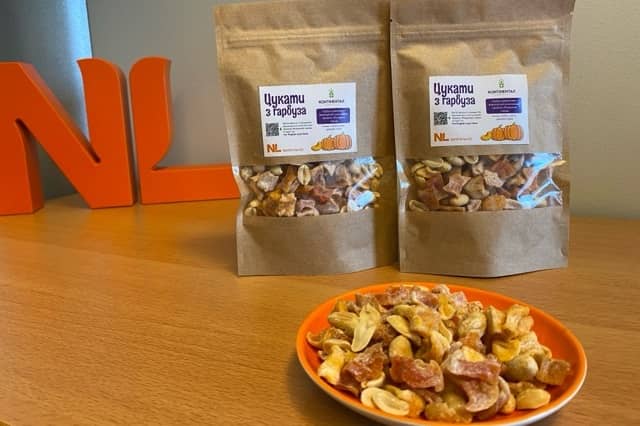 Smart Garden candied pumpkin