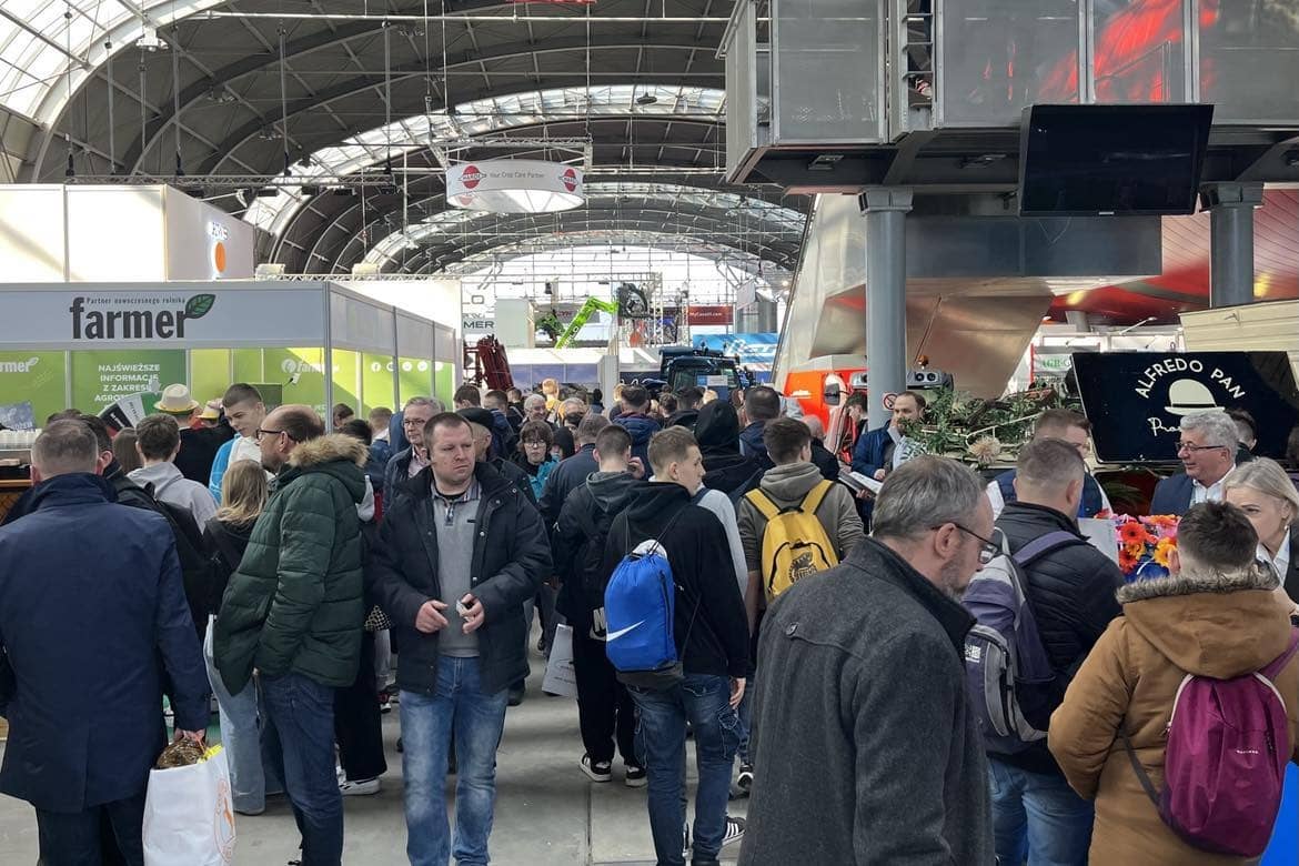 Agrotech Kielce- hall filled with visitors