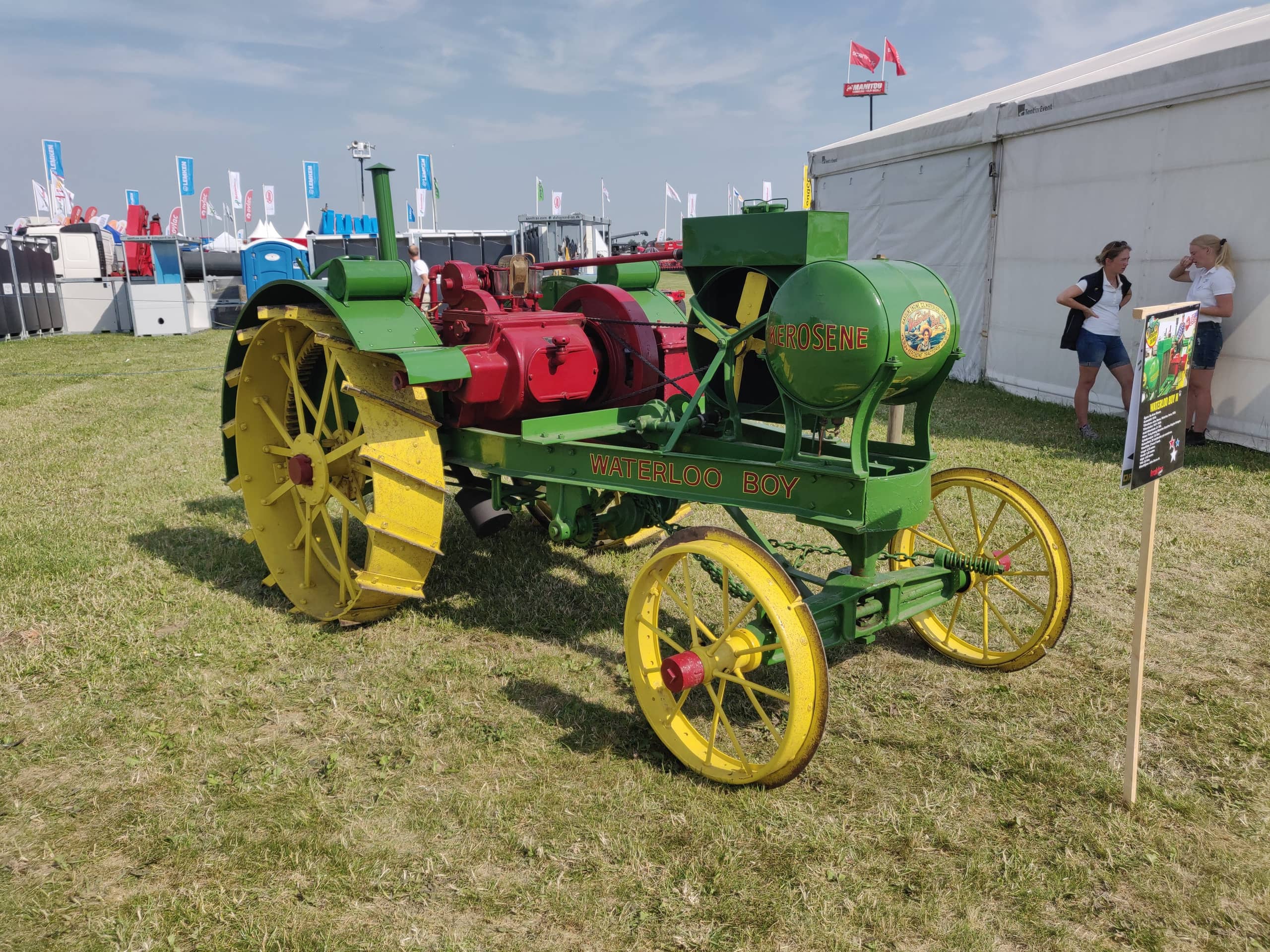 Antieke tractor