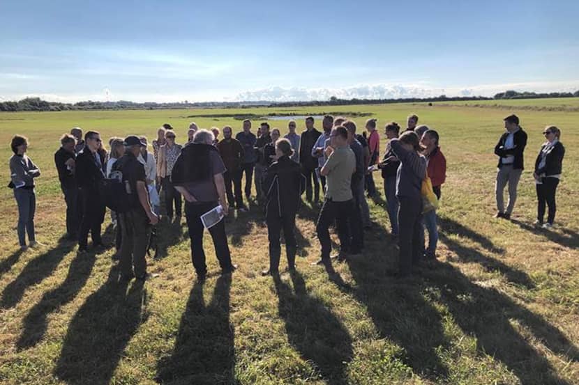 Bezoek Nederlandse delegatie aan Deens veengebied