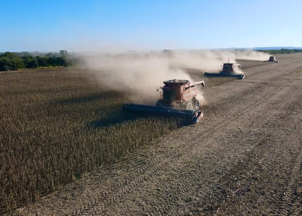 Tractor on field in Cordoba