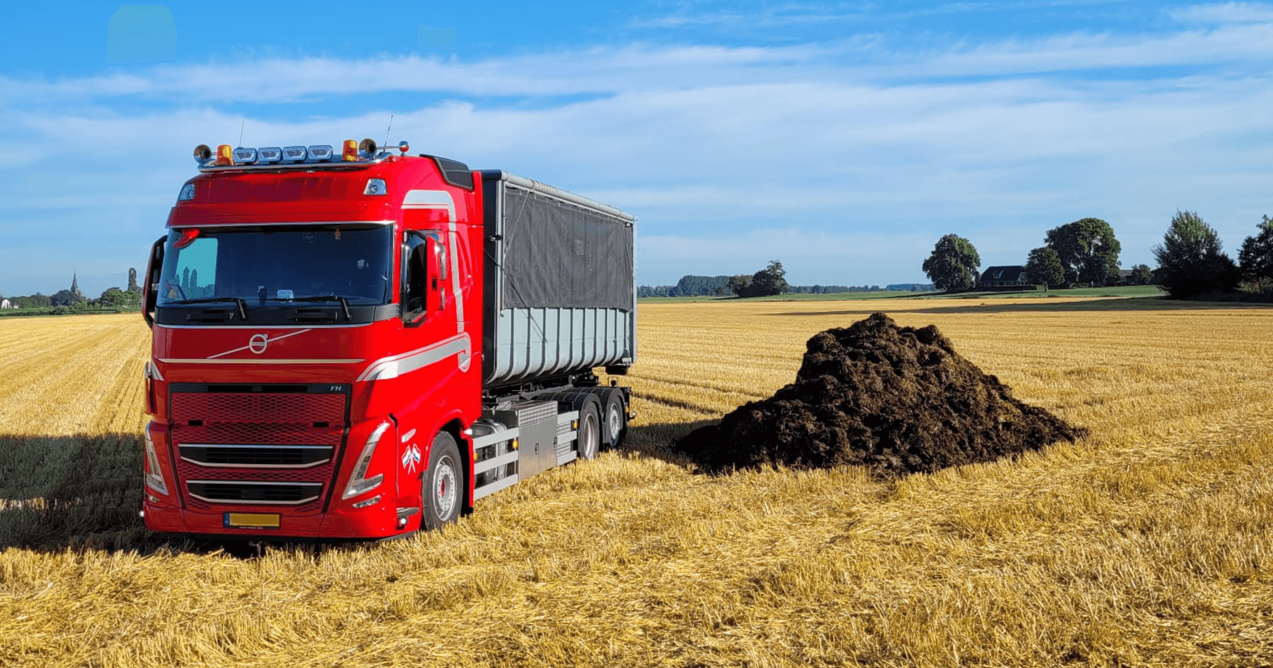 Manure transport by truck