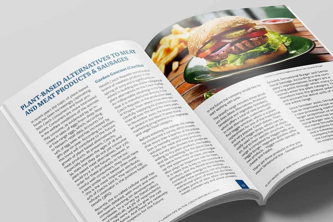 closeup of a plant based report