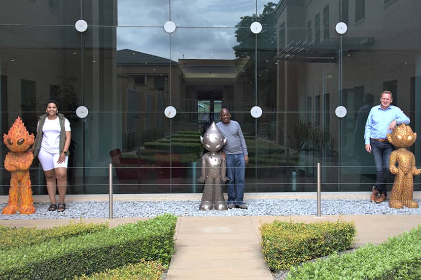 Landbouwteam voor ambassade in Pretoria