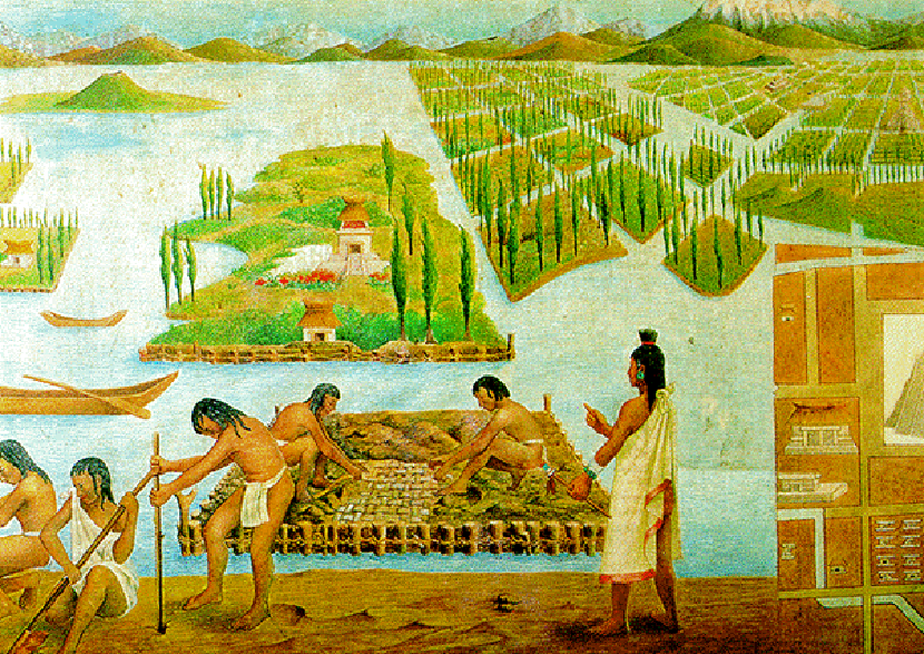 De Chinampas van Tenochtitlan