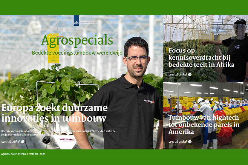 Omslag Agrospecial Bedekte voedingstuinbouw