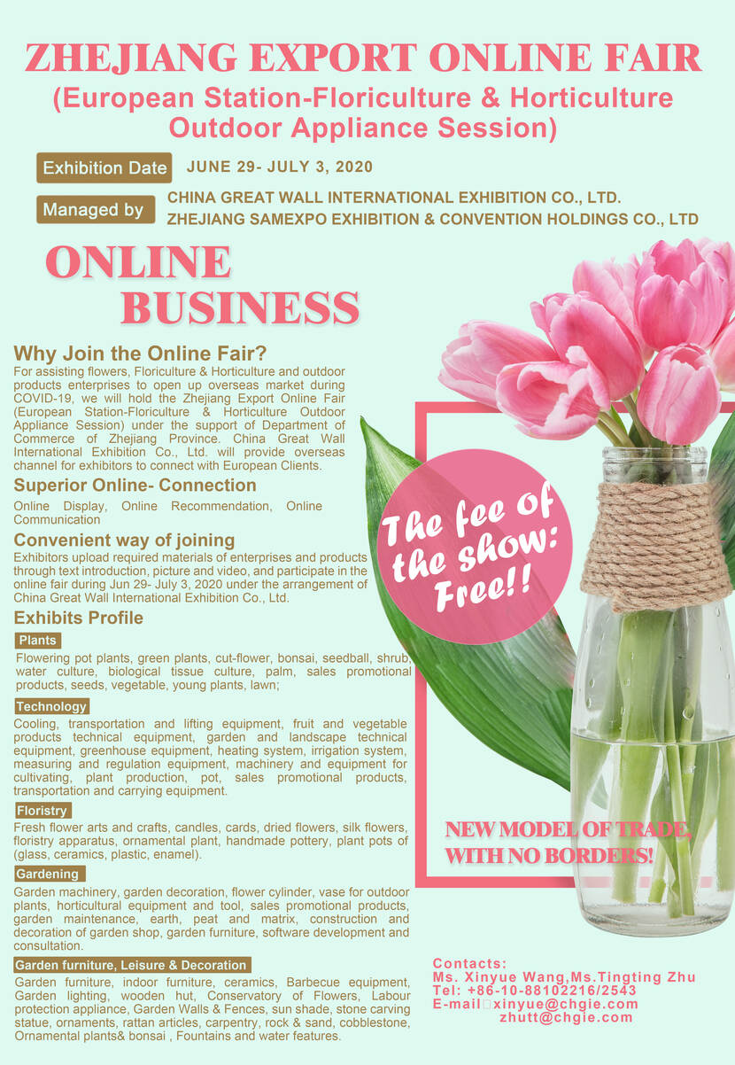 Online Trade Show Innovative Floriculture & Horticulture