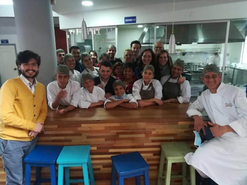 Visit to MANQ'A gastronomy school in Bogota - 2018