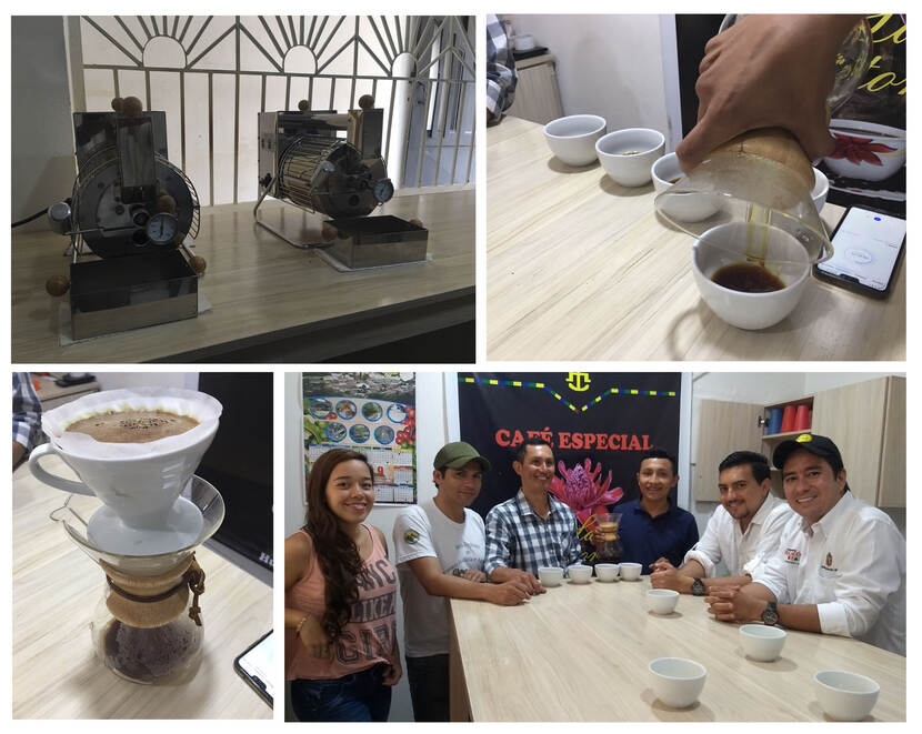 Cupping lab Santa Maria