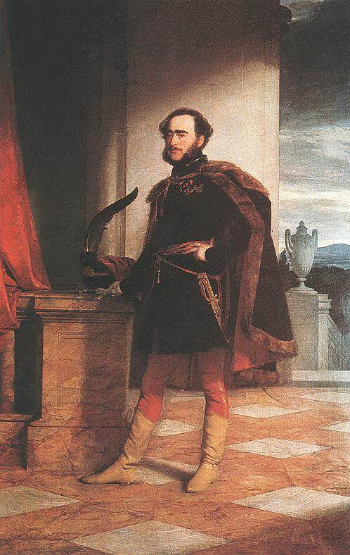 Hungarian statesman istván Széchenyi is depicted in a 19th century painting