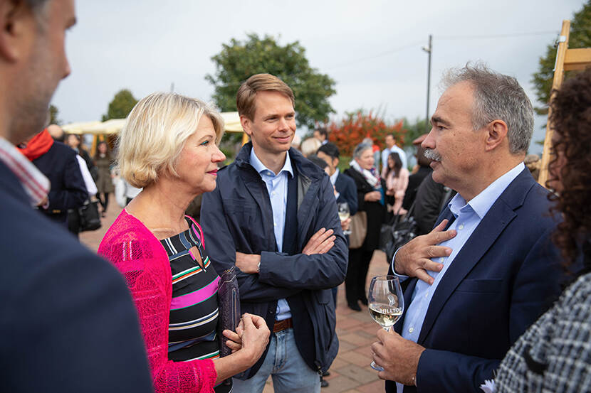 Evenement met ambassadeur Désirée Bonis en de Hongaarse minister van Landbouw István Nagy.