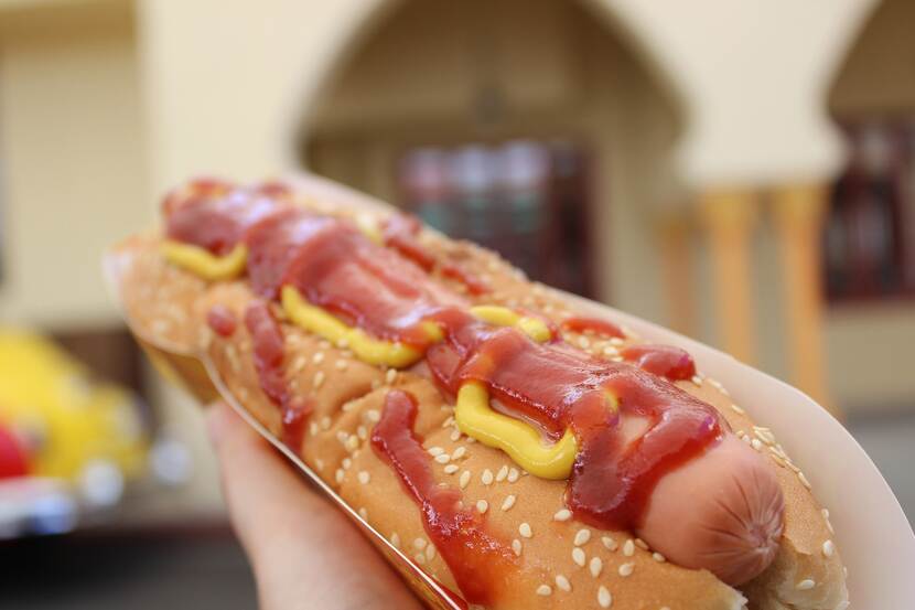 A hotdog.