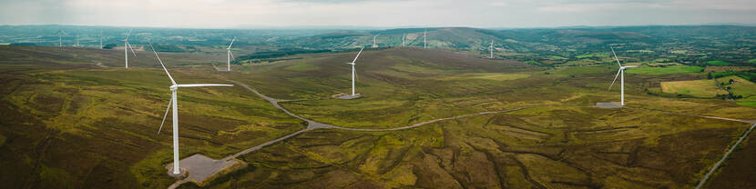 Windmolens in Ierland