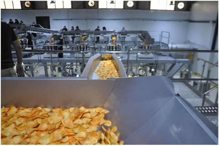 Inside a chips factory in Erbil supported by Dutch government