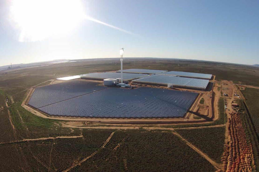 Zoutwater kas in Port Augusta, Zuid Australia