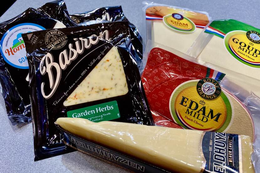 Dutch cheese products at Foodex 2022
