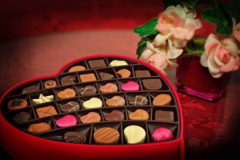 Valentine chocolates