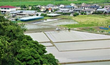 Landscape of Japanese rural scenery