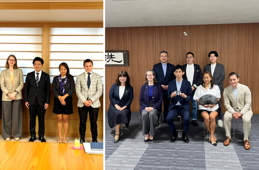 Westland delegation's meeting with Governor Aomori and Mayor Mutsu
