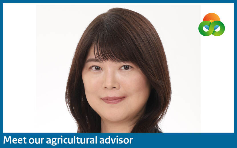 Yuko Saito, agricultural advisor