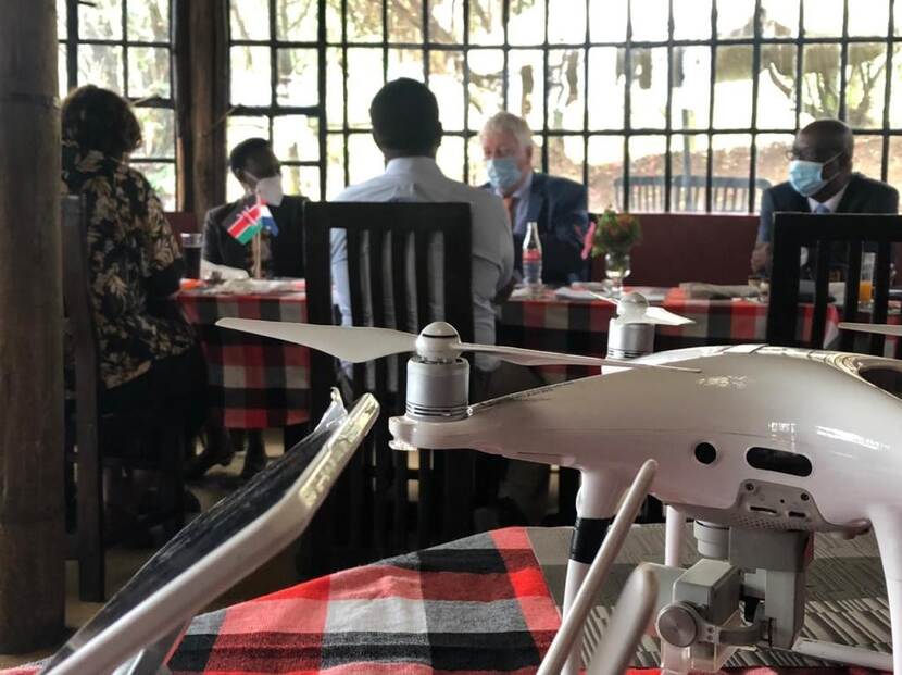 Meeting Egerton University Drones
