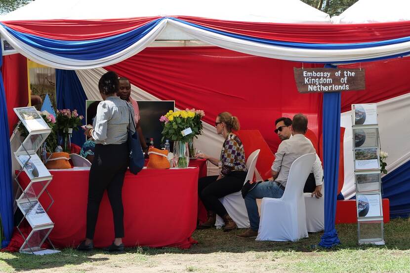 Nairobi Horticultural Fair 2023 - Embassy stand