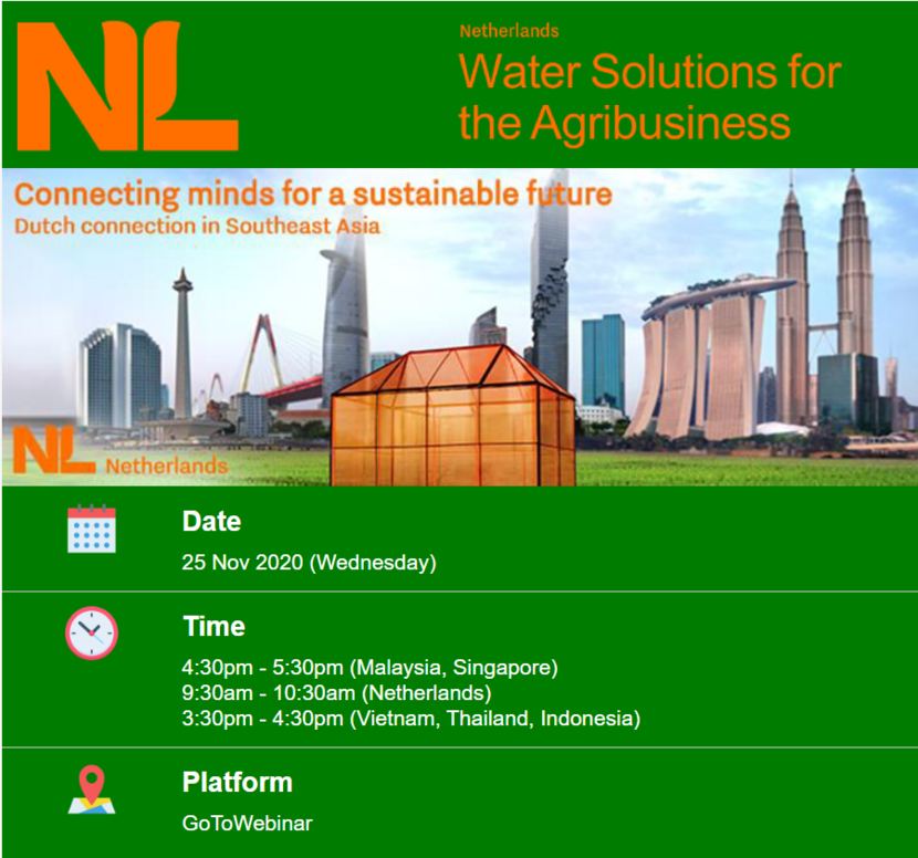Webinar Water Solution for the Agribusiness