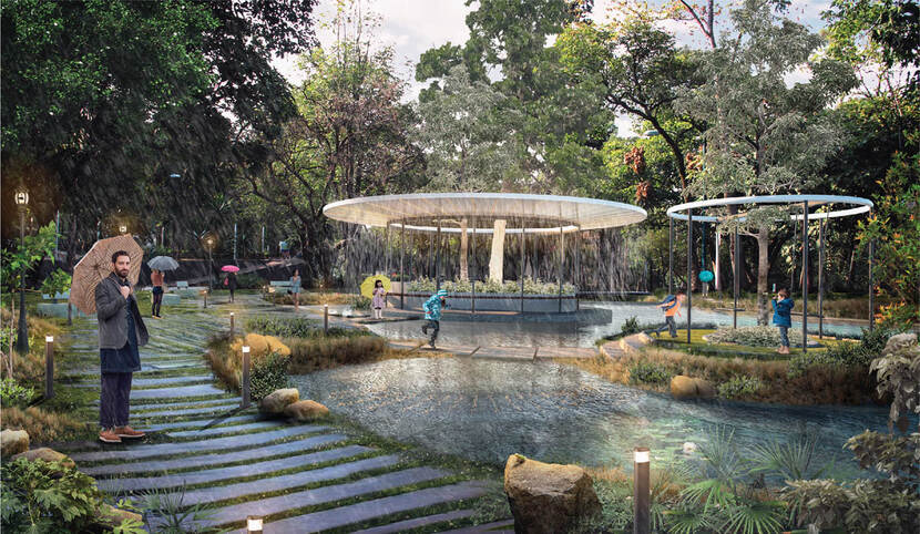 Watermanagement in het design voor waterdistrict Tacubaya