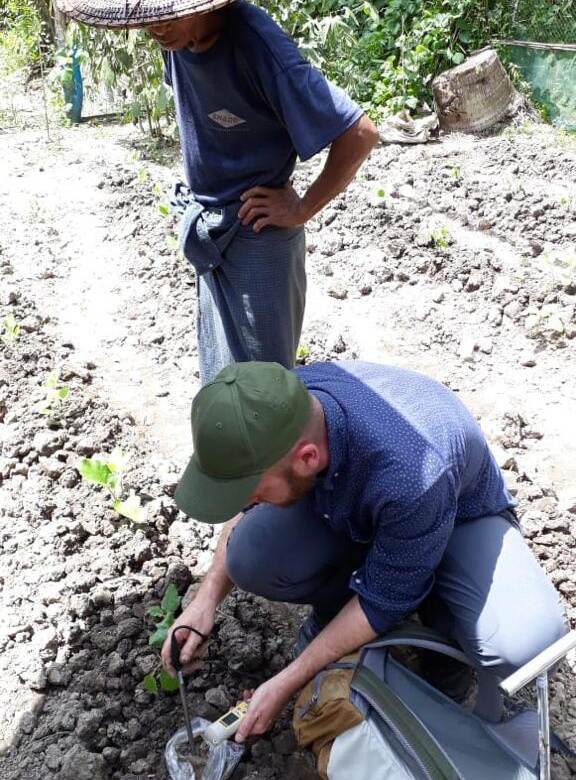 Saline agri soil testing