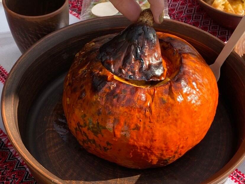 Cooked pumpkin