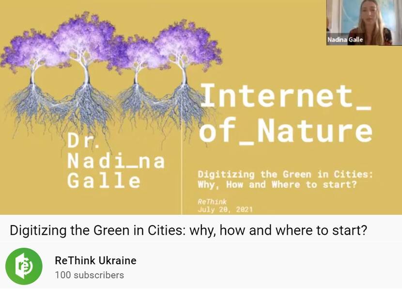 Ukraine - Digitalizing Green Cities webinar