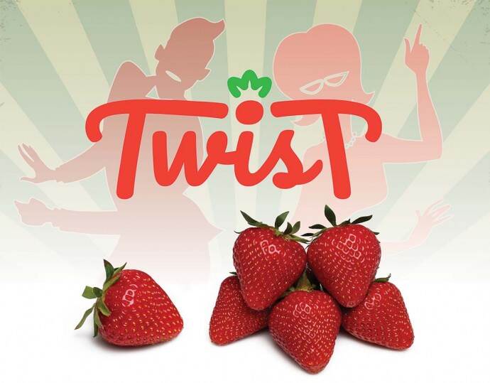 Twist strawberry