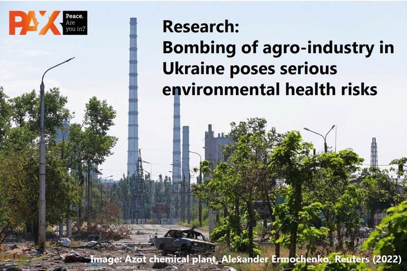 Bombing of agro-industry in Ukraine
