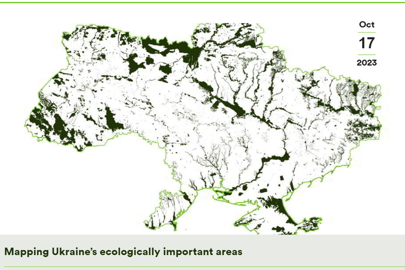 Mapping Ukraine’s ecologically important areas