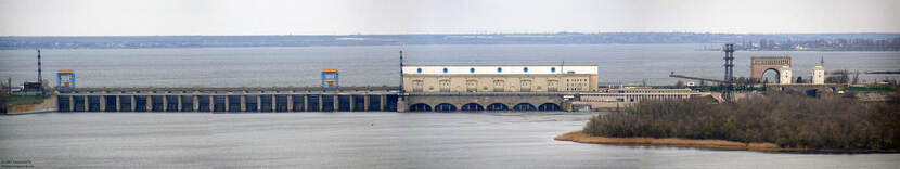 Kakhovskyi Reservoir and HydroPowerStation