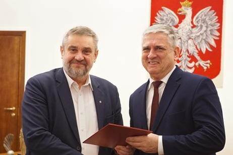 newly appointed vice Minister in Poland with the Minister Ardanowski