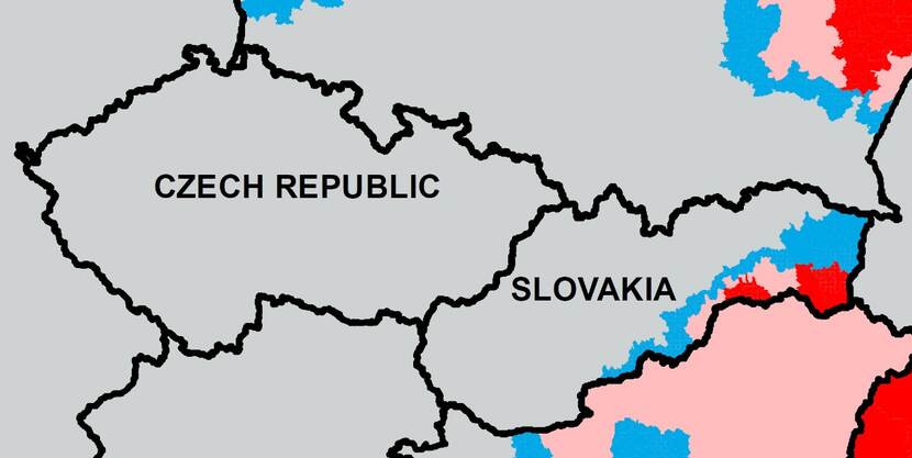 ASF zones in Slovakia