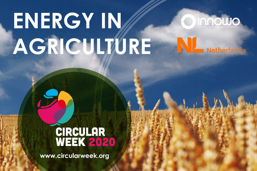 annoucment of a webinar on energy in agriculture