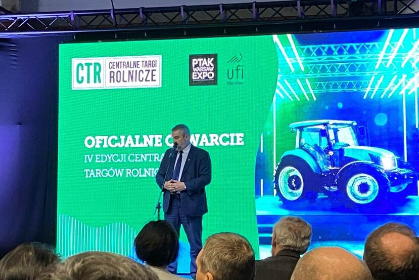 Polish Minister of Agriculture during agricultural fair in Nadarzyn