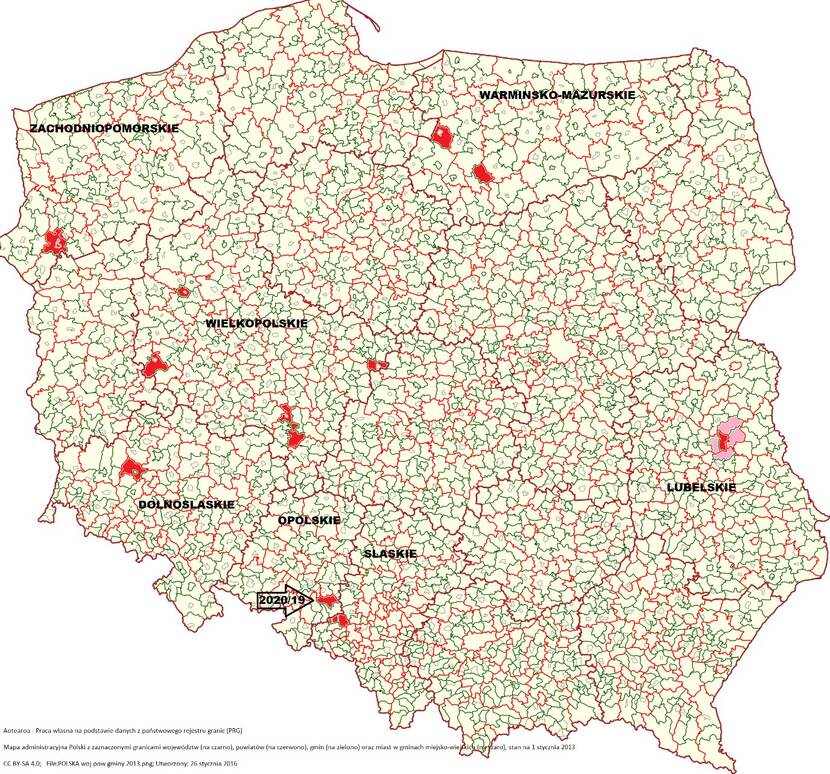 HPAI outbreaks in Poland dated 24 of February 2020