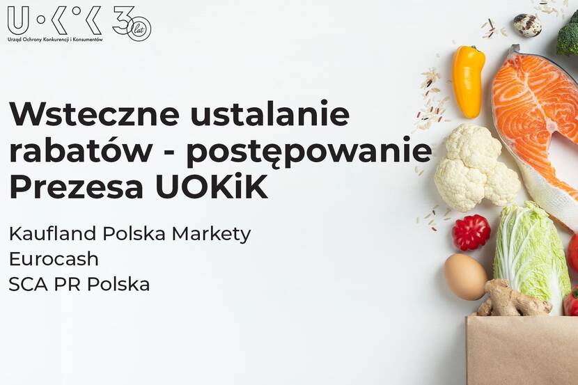 banner of UOKIK on their procedures towards unfair practices of Polish retailers