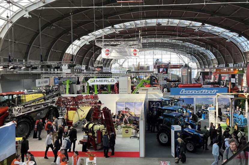 many visitors at Agrotech Kielce fair in Poland