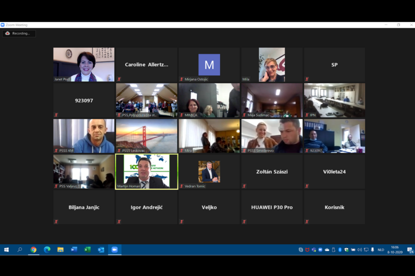 Attendees of the webinar.
