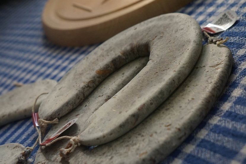 A Serbian "ironed sausage".